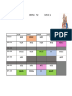 HORARI CURS 2020-2021 Mestra: Pau Curs: 4T A: Mate Religió Caste Valen Mate Valen Mate Valen Mate Música