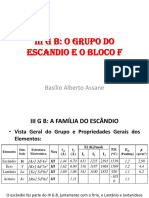 3 - III G B - o Grupo Do Escândio e o Bloco F