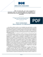 Ley de accesibilidad consolidada espacios públicos