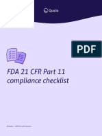 21-CFR Part 11 Checklist