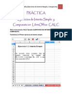 Guia Ejercicios Interes Simple y Compuesto en Calc