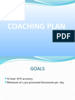 Coaching Plan