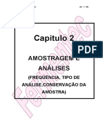 AMOSTRAGEM E ANÁLISES DE PROCESSOS DE USINA DE AÇÚCAR E ÁLCOOL