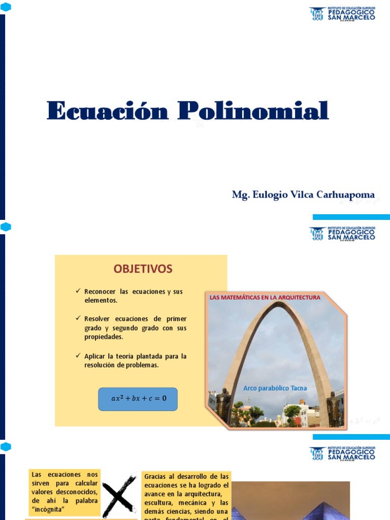 Ecuacion Polinomial | PDF | Ecuaciones | Factorización