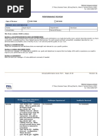 PALTECH - Annual Performance Review