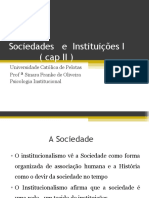 Sociedades, Instituições e Organizações