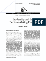 Leadership and The Decision