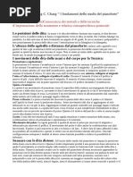 Riassunto chang il pianoforte