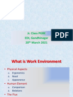 Positive Work Environment - Mar - 2021