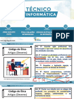 Téc Informática Manhã Ética e Relações Interpessoais 08 07 2022 Códigos de Ética Na Área Da Inf P2