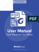 FoxitRedactorforOffice10 Manual