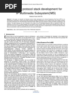 Diameter Protocol Stack Development For IP Multimedia SubsystemIMS