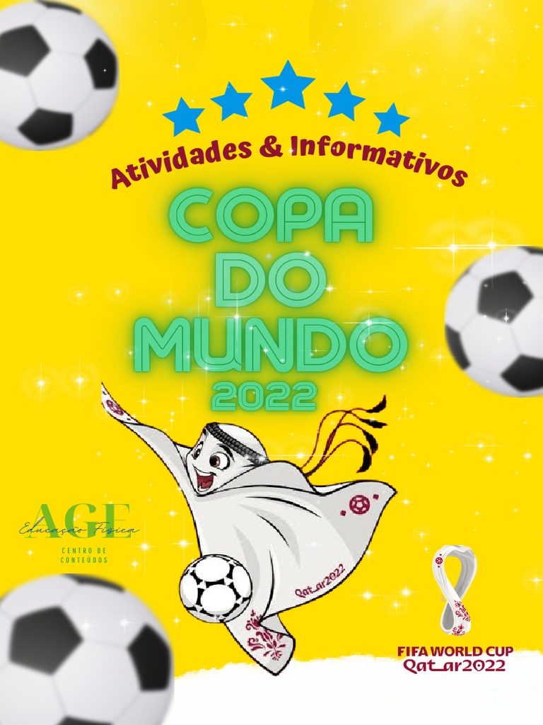 Jogo da Memória - Mascotes da copa do mundo - Educação Física