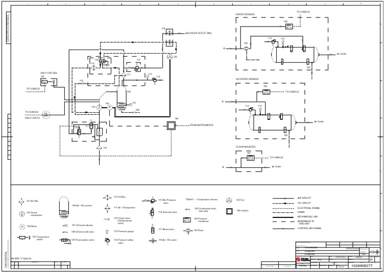 A diagram of an HVAC system layout showing air flow paths through