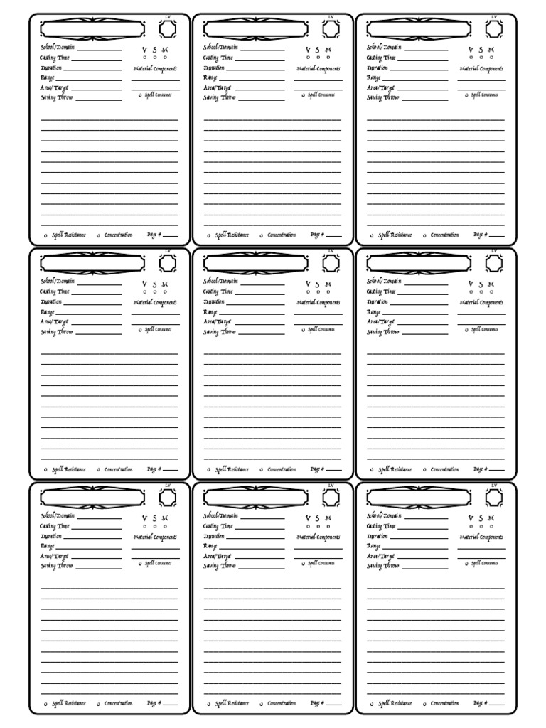 Arcane Spell Components Overview | PDF