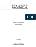 ADAPT-Floor Pro 20 User Manual