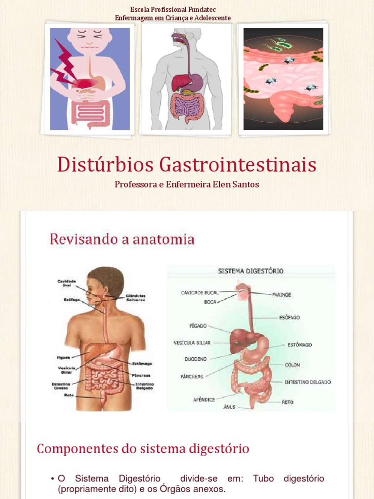 Distúrbios Gastrointestinais | PDF | Sistema digestivo humano | Diarreia