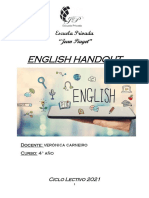 Dossier 4° Año - Inglés