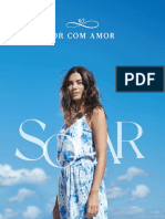 Blusa de meia malha com estampas natalinas