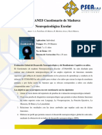 CUMANES evaluación neuropsicológica