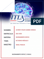 Actividad Modulo 1 Razo - Critico - Alferny Eusebio