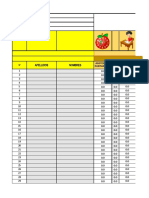 Formato de Calificaciones Trimestral