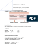 Los Microorganismos y Los Alimentos.