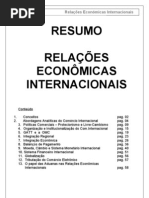 Relações Econômicas Internacionais