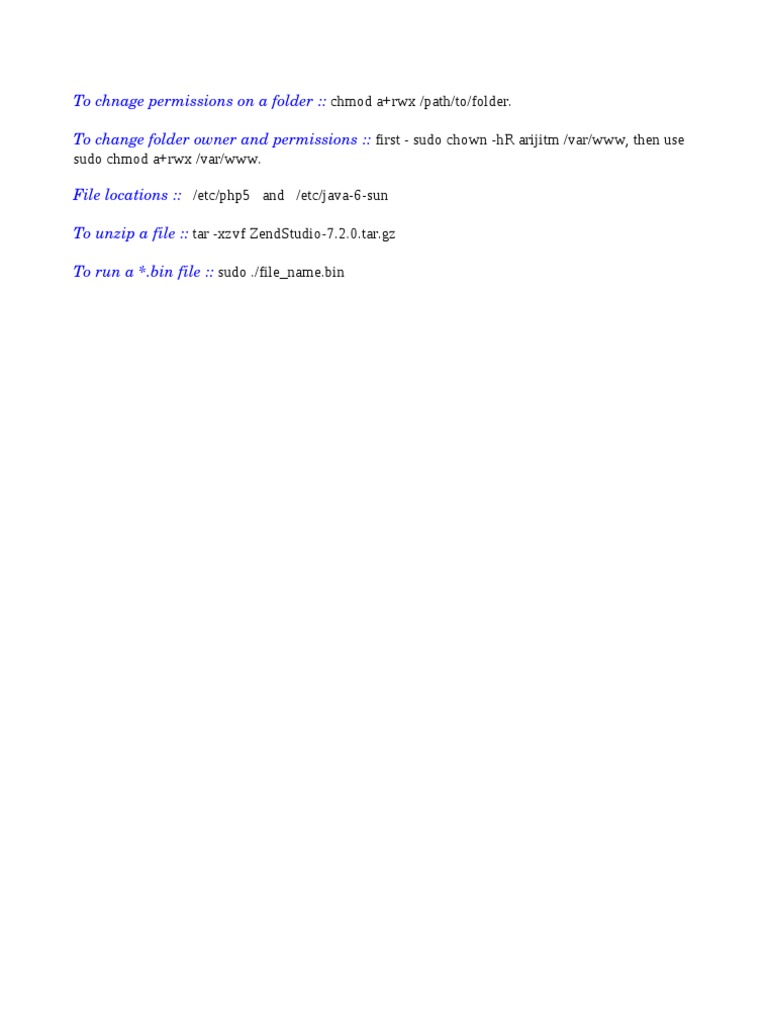 Folder Permissions and File Management Guide | PDF