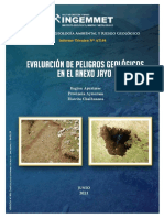 Informe Tecnico n0 A7164 Evaluacion de Peligros Geologicos en El Anexo Jayo Distrito Chalhuanca Provincia Aymaraes y Region Apurimac
