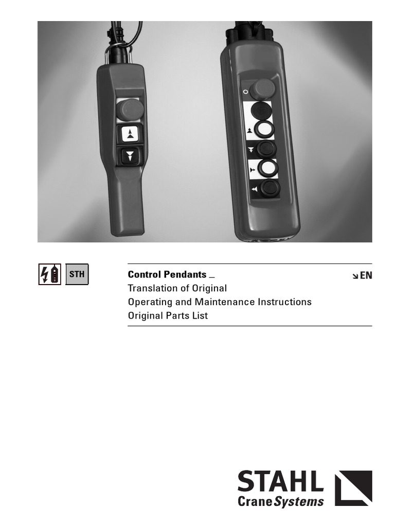 STH Control Pendant Operating Guide | PDF | Electrical Wiring ...