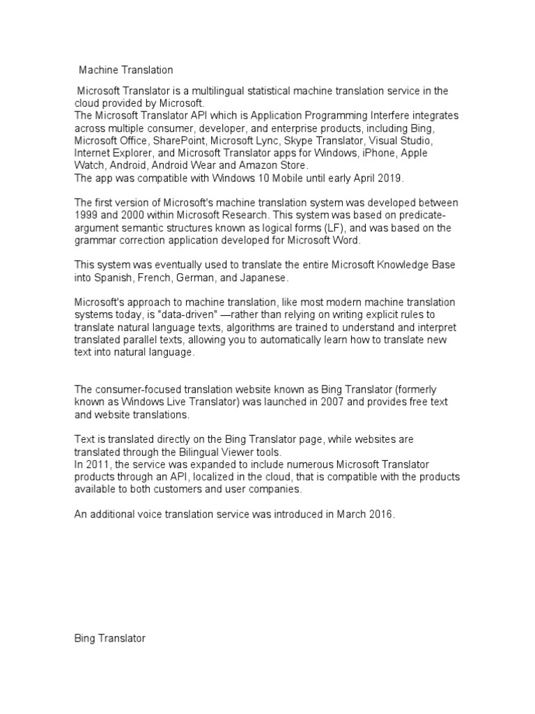 Bing translator news pdf software software companies of the