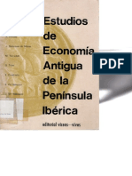 Estudios de Economía Antigua de La Península Ibérica