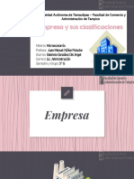 Empresa y Clasificacion