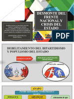 Desmonte Del Frente Nacional y Crisis Del Estado