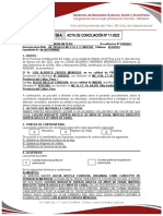 Acta de Conciliacion. 09-2022