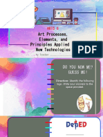 ART 6: Art Processes, Elements, and Principles Applied in New Technologies