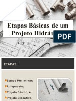 Etapas Básicas de Um Projeto Hidráulico