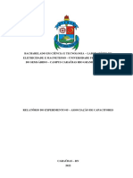 Experimento 05 - Associação de Capacitores