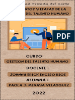 Gestión talento humano etapas capacitación