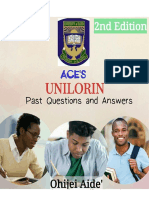 UNILORIN Post UTME Past Questions & Answers - All Faculties