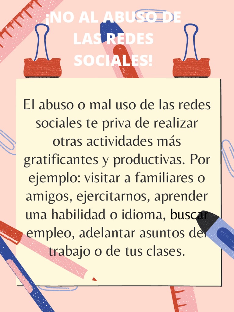 El Mal Uso de Las Redes Sociales | PDF