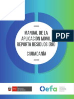 Manual de La Aplicación Reporta Residuos Usuarios