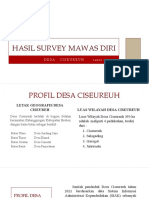 Hasil Survey Mawas Diri 2021 Ciseureuh