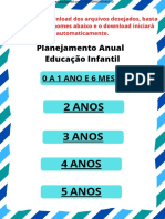 Planejamento - Educação Infantil