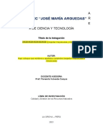 Estructura de Un Informe de Indagación CUARTO GRADOnnnn