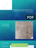 Alteraciones Gastrointestinales y Metabólicas en El Adulto Mayor