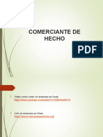 Tema 5. Comerciante de Hecho.