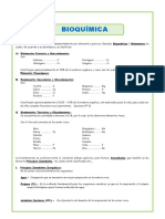 La Bioquímica Para Cuarto de Secundaria