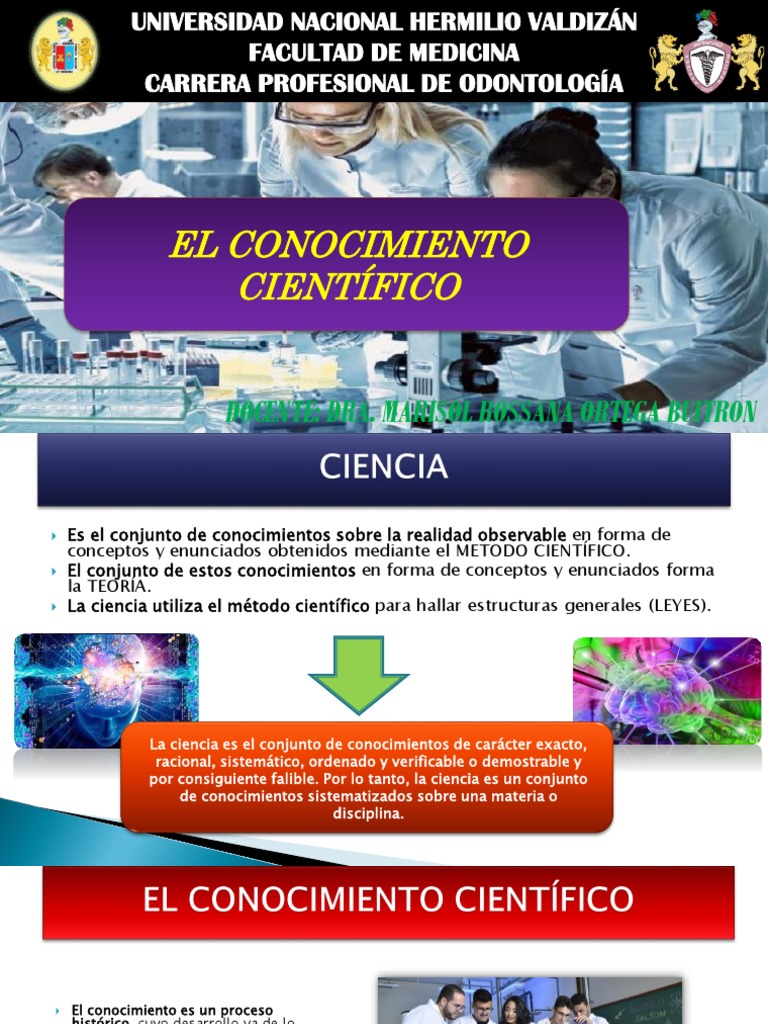 Conocimiento Cientifico PDF Conocimiento Teoría